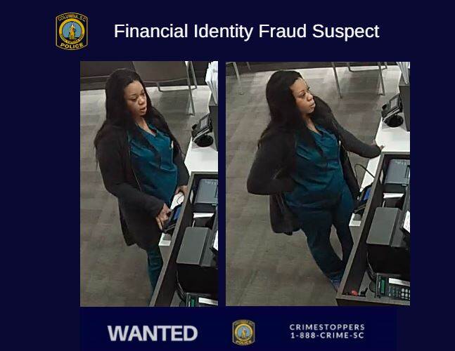 Crimestoppers | Female Suspect Wanted in Identity Fraud Case – City of ...